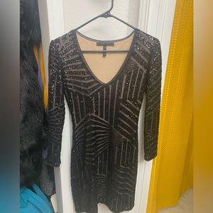 Bcbg sequin party dress
